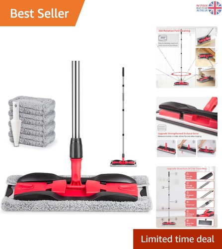 Versatile flat mop with - flat, 4