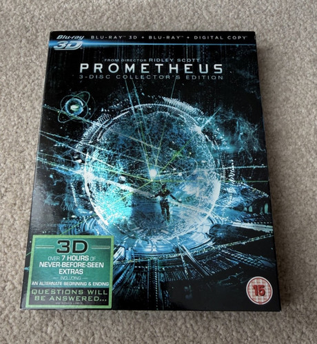 Prometheus blu ray - (2012), 3d