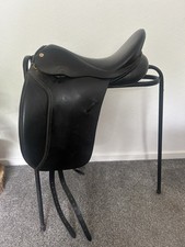 Dressage Saddle 17.5 Inch Black