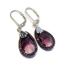 Amethyst Drop Earrings