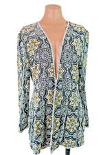 VTG heavy sequin beaded Floral