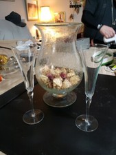 12.5×9 Bubble Handblown Vase