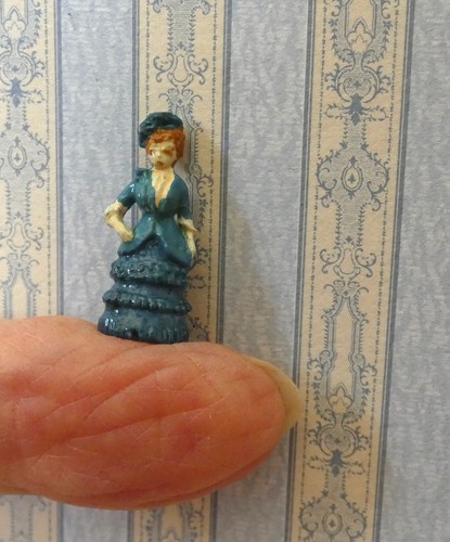 Hand painted metal ornament - hand, of