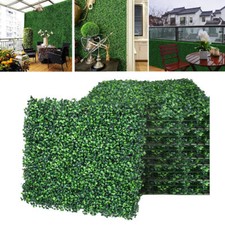 6/12/18X Artificial Greenery Wall Hedge Grass Fence Plant Fake Mat Foliage Panel