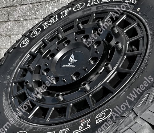 Black at6 alloy wheels - black,