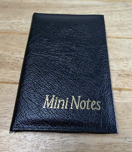 Black real leather mini - mini, notes