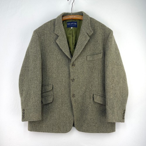Beaver tweed jacket mens - beaver,