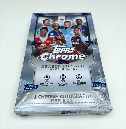 Topps chrome 2025 uefa - topps, 2025/26