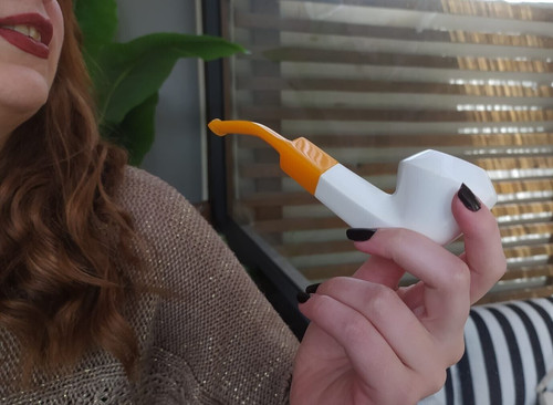 Bulldog meerschaum pipe - meerschaum,