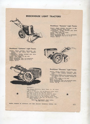 Brockhouse light tractor - brockhouse,