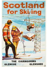 Vintage poster scotland for - poster,
