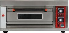 Commercial Gas Pizza Oven Spacious Chamber Single Deck for Takeaways, Restaurant