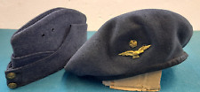 Original WW11 RAF "bag of chips" side cap size 6 7/8 with 1950 berry size small