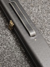 Black Leather 3/4 Snooker Cur