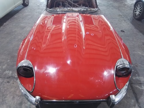 Bonnet jaguar type - e-type, open