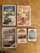 5 Complete sets Top Trumps  *