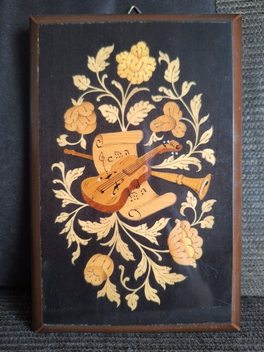 Vintage italian inlaid wood - vintage,