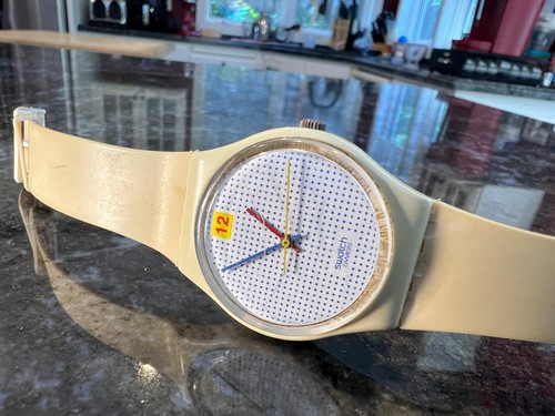 Vintage swatch dotted swiss - swatch,