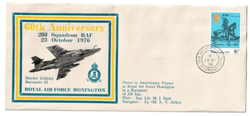 1976 flown cover - gb,