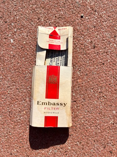 Embassy cigarette packet - embassy,