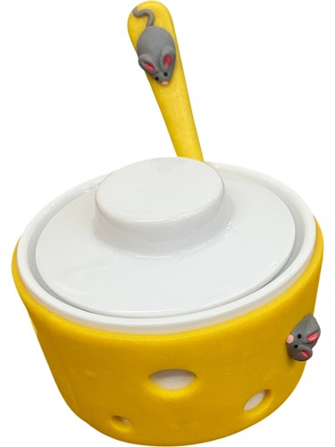 Cheese design sugar bowl - design, with