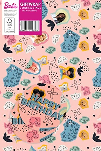 Barbie wrapping paper sheet - wrapping,