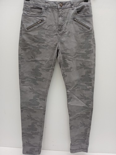 Grey camouflage trousers with - grey,