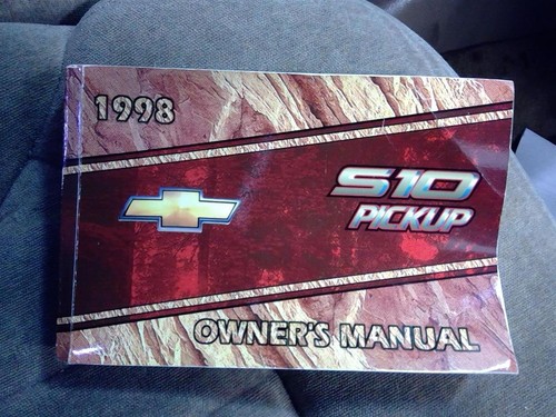 S10pickup 1998 owners manual - s10pickup,