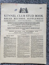 Kennel Club  Stud Book Breed