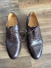 BRITISH ARMY MENS BROWN LEATHER OFFICERS SHOES SIZE 9M GENUINE ISSUE