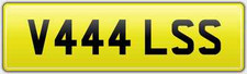 VALS CAR REG NUMBER PLATE VAL
