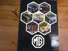 MG RANGE SALES BROCHURE, 1969, MGB GT CHROME BUMPER, 1300, MIDGET