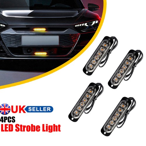 6led amber recovery strobe - amber,