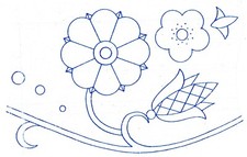 Vintage Embroidery Crewel Work