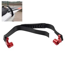 Red pillion seat pillion seat strap rescue belt for Honda Suzuki dirt bikes