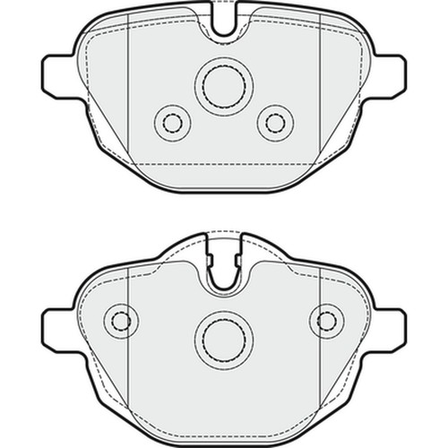 Brake pads set for - pads, x3