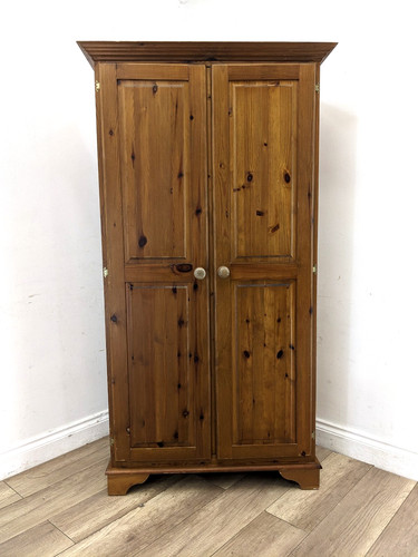 Single wardrobe classic pine - wardrobe,