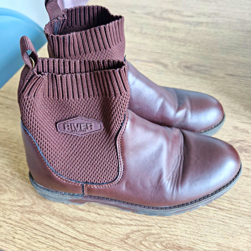 River island brown chelsea - river,