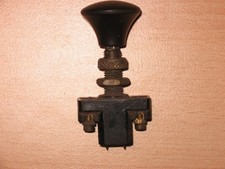 Plastilite (not Lucas )vintage pull switch Brown Bakelite Knob - 1940's style