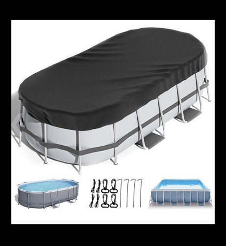 7x10ft rectangular pool - 7x10ft, cover