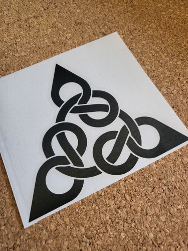 Celtic knot triangle logo - knot,