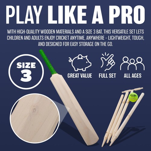 Cricket set bat ball - cricket,
