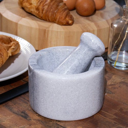 Marble pestle and mortar set - pestle,