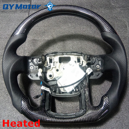 Heated carbon fiber steering - fiber,