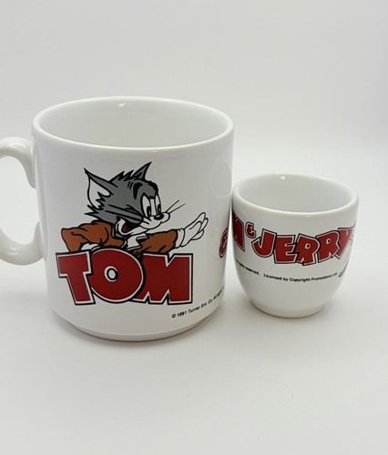 Vintage 1991 tom jerry mug - 1991,