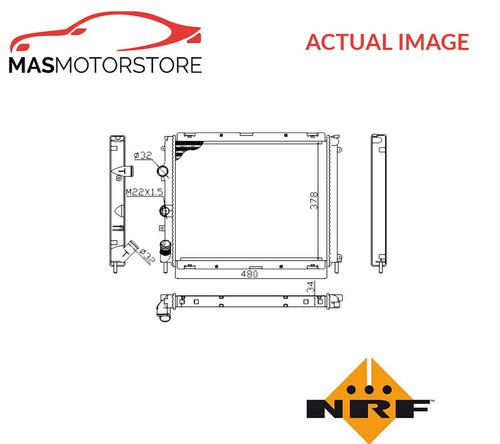 Engine cooling radiator nrf - radiator,