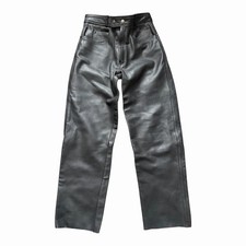 Akito Black Leather Motorcycle