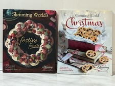 2 Slimming World Books Festive Feasts & Christmas 