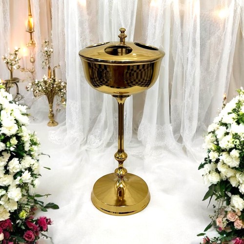 Gold champagne bucket stand - stand, 4