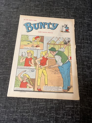 Bunty comic august 1968 - comic,